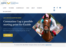 Tablet Screenshot of britishchampionsseries.com